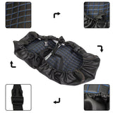 No Staple Universal Size Rear Seat Covers Kit Fits For Golf Carts - Blue Color