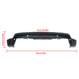 Labwork Front Bumper For Chevy Silverado 1500 22-24 Black Steel W/ Sensor Holes