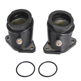 For Honda Rebel CA250 CMX250 2×Carburetor Carb Intake Manifold Boot Pipe