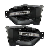 Labwork Left+Right LED Fog Lights For Ford Explorer 2020-21 Lamp Trim Cover Kit