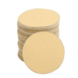 100 Pcs 5" 60Grit NO-Hole DiscsHook Loop Pads Sanding Disc Flocking High Quality