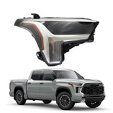 Labwork Right Headlight For 2022-2023 Toyota Tundra LED w/ Halogen Signal Black