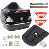 Motorcycle Heavy Duty Trunk Lock Larger Luggage Tour Pack Box Case W/ Tail Light