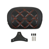 Orange Passenger Sissy Bar Backrest Pad Fit For Touring CVO Street Glide FLHXSE 1996-up