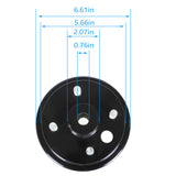 2X Rear Wheel Brake Hub Drum FOR EZGO Golf Cart Electric 82+ Gas 2 Cycle 82-93