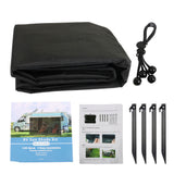 Labwork Awning Sun Shade Privacy Screen For RV 9'x17'3" With Grommets