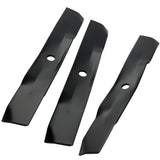 3-Pack M145476, M127673, M127500 Blades 48 '' | Replacement for John Deere GX325, GX335, GX345, GX355, LT180, LT190 Mower Blades