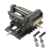 5" Cross Slide Vise Drill Press X-Y Clamp Heavy Duty Machine Metal 2 Way Black