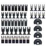 Universal For Metal Wood Plastic Cutting Oscillating Multitool Blades 50 Piece