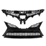 Labwork Front Upper Lower Bumper Grille Assembly For 2021-2022 Toyota Camry SE