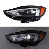 Labwork RH+LH LED Headlights Assembly W/LED DRL For Ford Edge 2019-2023 Black