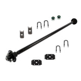 Labwork Trailer Axle 2000lbs 4 lug-4' 61' Hub Face 46' Spring Center