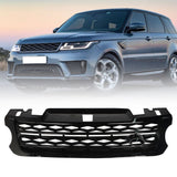 Grill Grille Bumper Replacement Upper Plastic For 2014-2017 Range Rover Sport Mesh
