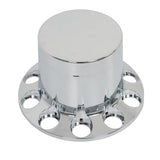33mm Lug Nug Chrome Hub Cover Kit 2 Front & 4 Rear Replacement for Semi Truck with 33mm Thread-on Lug Nuts