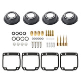 4 Carburetor repair kit with diaphragm Vacuum For YAMAHA XJ550 MAXIM 1981-1983