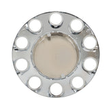 33mm Lug Nug Chrome Hub Cover Kit 2 Front & 4 Rear Replacement for Semi Truck with 33mm Thread-on Lug Nuts