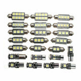 23Pc LED White Bulb Car Light Inside Reverse Light Dome License Plate Lamp Error Lab Work Auto