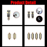 23Pc LED White Bulb Car Light Inside Reverse Light Dome License Plate Lamp Error Lab Work Auto