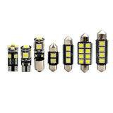 23Pc LED White Bulb Car Light Inside Reverse Light Dome License Plate Lamp Error Lab Work Auto