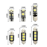 23Pc LED White Bulb Car Light Inside Reverse Light Dome License Plate Lamp Error Lab Work Auto