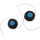 labwork 2-Pack T25 String Trimmer Head Straight Shaft Replacement for Weedeater Cutter Line Head Bump 966674401 537338306