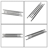 labwork Door Belt Moulding Weatherstrips Replacement for Toyota Prius 2010-2015 Front Rear Set 75710-47021 75720-47021 75730-47021 75740-47021
