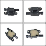 labwork UF413 Ignition Coils & 41-962 Spark Plugs & Spark Plug Wires Replacement for Chevy Cadillac GMC Hummer Pontiac 8 Pack