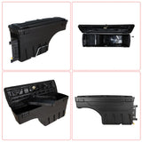 2PCS Rear Left & Right Truck Bed Storage Box Toolbox For 2007-2020 Toyota Tundra Lab Work Auto