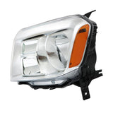 Driver Side Headlights Assembly Halogen Replacement for Honda Pilot 2012-2015 Housing Chrome Lamp LH 1PC 33150-SZA-A11