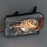 Driver Side Headlights Assembly Halogen Replacement for Honda Pilot 2012-2015 Housing Chrome Lamp LH 1PC 33150-SZA-A11