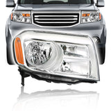 Passenger Side Headlights Assembly Replacement for Honda Pilot 2012-2015 Housing Chrome Lamp RH 1PC 33100-SZA-A11