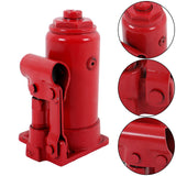 labwork 4 Ton Welded Hydraulic Car Bottle Jack for Auto Repair and House Lift Red