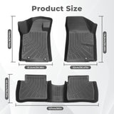 3D Custom TPE Floor Mats Set for 2014-2015 Nissan Altima & 2016-2020 Nissan Maxima