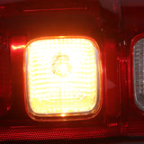 Driver and Passenger Side Outer Tail Light Brake Lamp Replacement for Ranger 2019-2022 Red Lens Chrome Housing KB3Z13405F KB3Z13404F