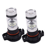 2x H16 5202 PS24WFF 8000K Ice Blue 100W LED Fog Light Driving Bulb DRL NEW Lab Work Auto
