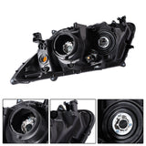 Right Side Headlight Assembly Black Replacement for Odyssey 2014 2015 2016 2017 Headlamps Assembly Replacement for 33101TK8A22 HO2503159