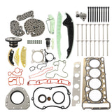 Timing Chain Head Gasket Valves Bolts Kit Replacement for A3 Quattro 8P 2.0T 2008-2013 06K109158AA 06H109467AF