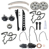 Timing Chain Kit with VVT Cam Phasers Replacement for F150 F250 F350 Navigator Triton SOHC 2004-2014 Replacement for 3R2Z-6A257-DA