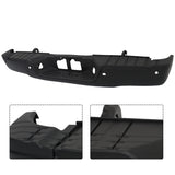 labwork Black Rear Step Bumper Replacement for 2007-2013 Toyota Tundra with Parking Aid Sensor Holes