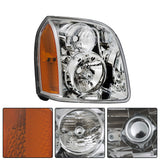 Driver and Passenger Side Headlight Assembly White Replacement for Yukon XL 2007-2014 Headlamp Assembly Replacement for 15861025 15861026