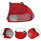 labwork Outer Passenger Side Tail Light Replacement for 2006-2008 Honda Civic Halogen
