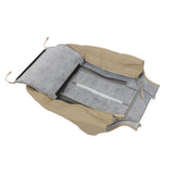 Seat Cover Driver Tan Leather Bottom and Top 2Pcs Replacement for 2007-2014 Expedition Sport Utility 4-Dooroyou