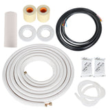25-Foot Air Conditioning Tubing Hose Extension: 1/4- and 3/8-Inch Insulated Copper Hoses for Mini-Split Air Conditioners
