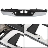 labwork Chrome Rear Step Bumper Assembly Replacement for 2007-2013 Toyota Tundra with Parking Aid Sensor Holes TO1103116