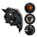 Driver and Passenger Side Headlight Assembly White Replacement for Yukon XL 2007-2014 Headlamp Assembly Replacement for 15861025 15861026