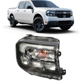Right Passenger Side Headlight Assembly Housing Black with DRL Replacement for Maverick 2022 2023 2024 Headlamp Assembly RH Replacement for PZ6Z13008A