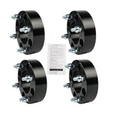 Labwork Wheel Spacers For Honda 4x110 1.5" 74mm Hub Bore M10x1.25 Black 4Pcs