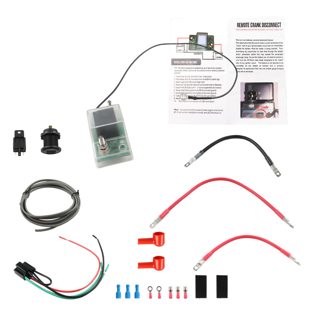 Labwork For Honda Pioneer 1000/700/500 UTV-SBI-CM Dual Battery Connect &Monitor