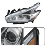 Driver and Passenger Side Headlight Headlamp Assembly Halogen W/DRL Left LH Right RH Replacement for Murano 2015 2016 2017 2018 Replacement for NI2502232 NI2503232