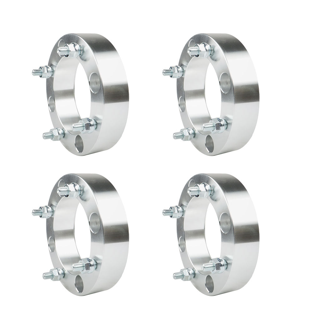 Labwork Wheel Spacers For Can-Am 4x137 1.5" 110mm Hub Bore M10x1.25 Silver 4Pcs